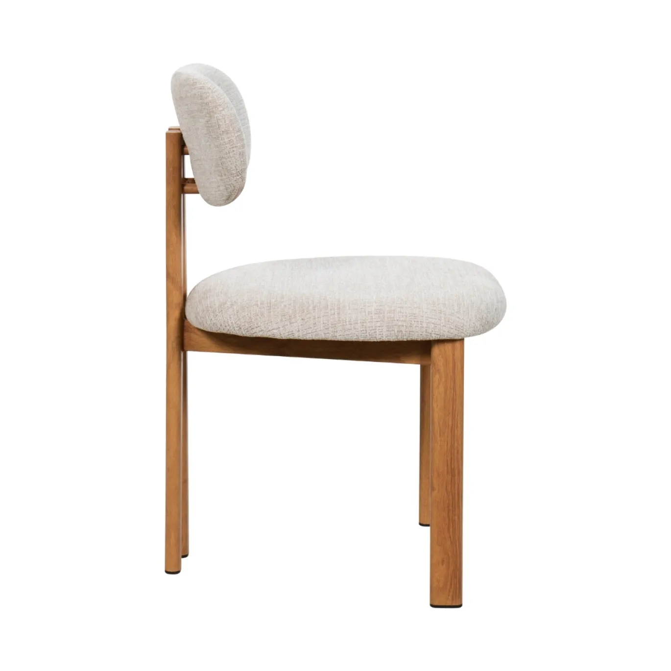 Eetkamerstoel Noor Beige/Naturel - Giga Meubel