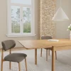 Eetkamerstoel Norton Cona Taupe Set van 2 - Giga Living