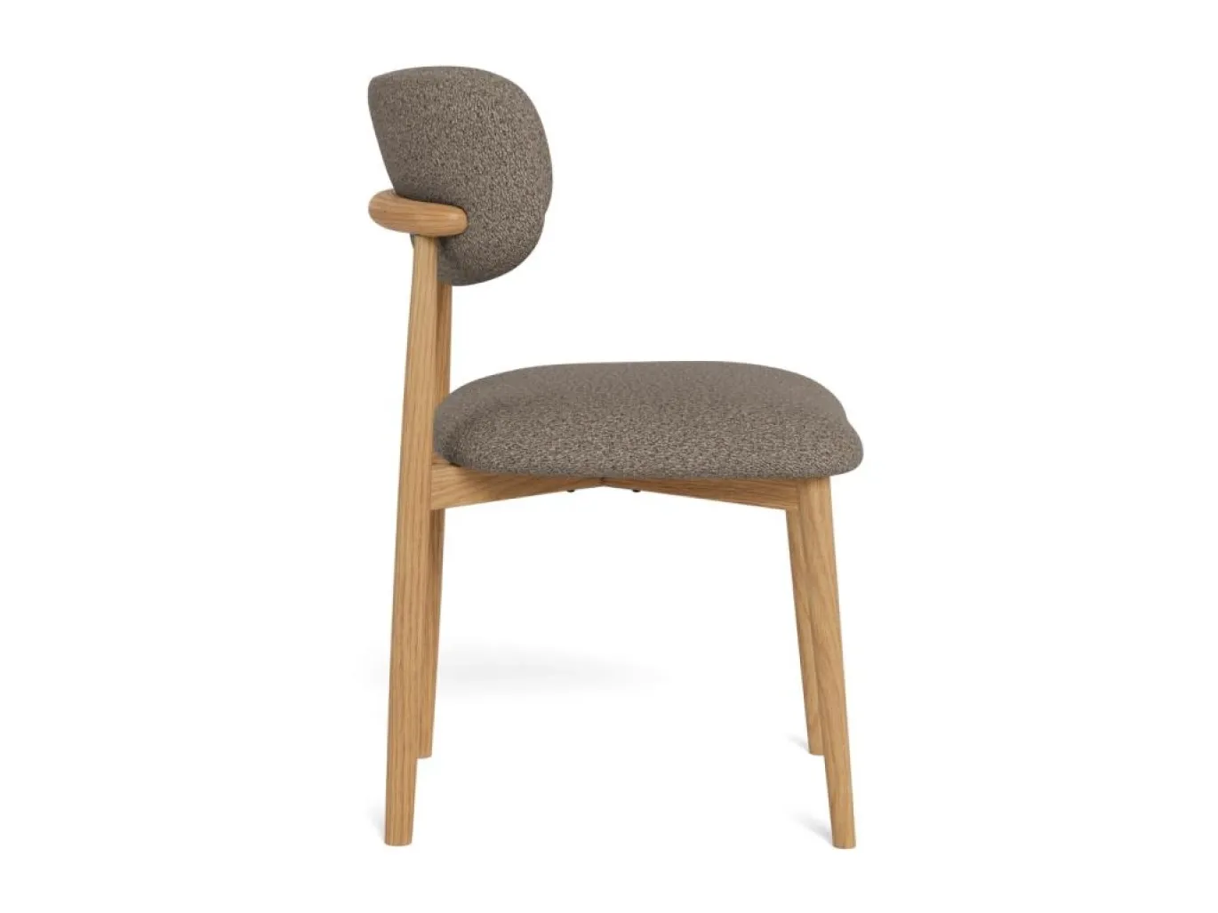 Eetkamerstoel Norton Cona Taupe Set van 2 - Giga Living