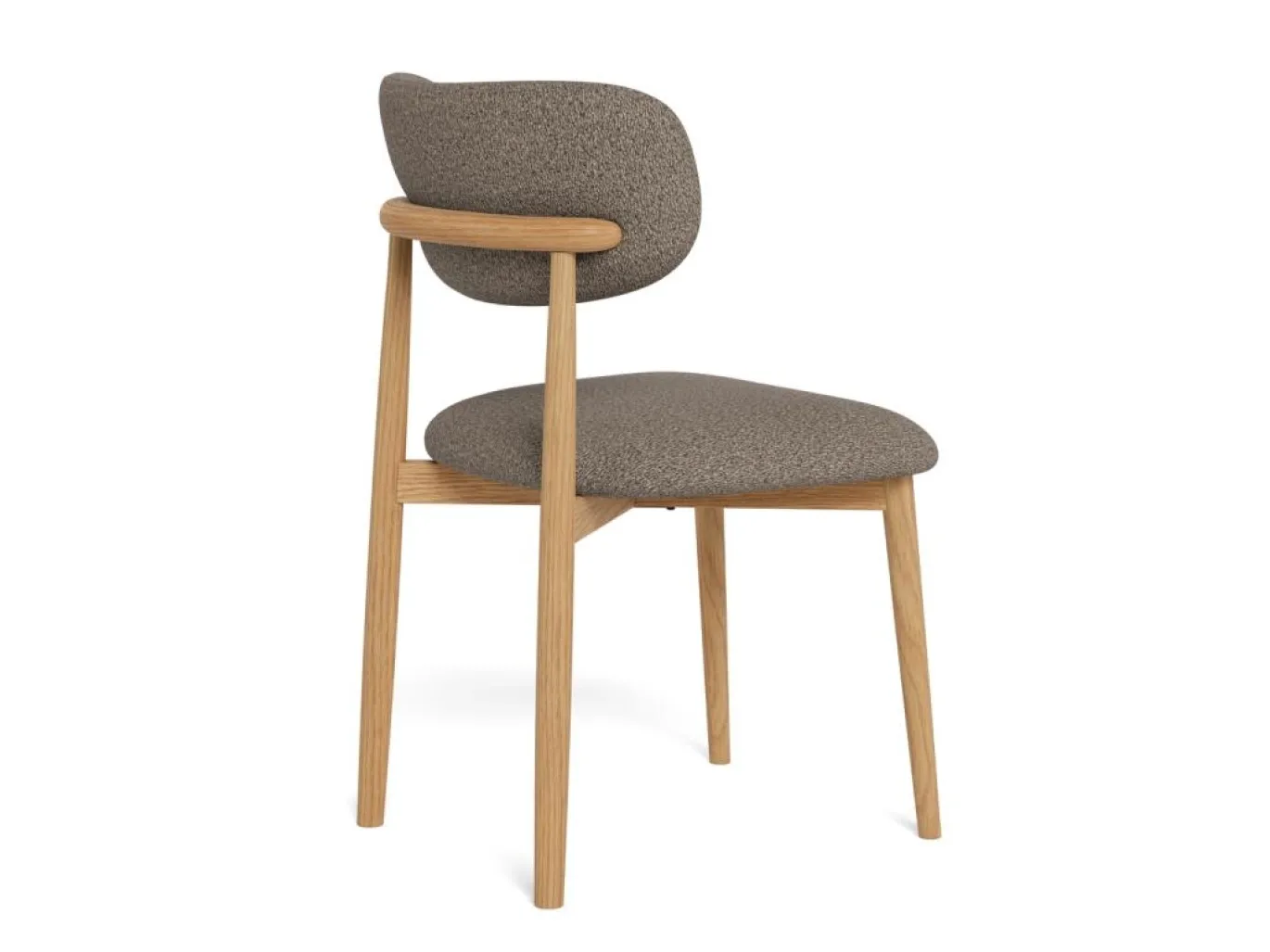 Eetkamerstoel Norton Cona Taupe Set van 2 - Giga Living