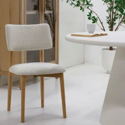 Eetkamerstoel Nova Beige Eiken - Giga Meubel