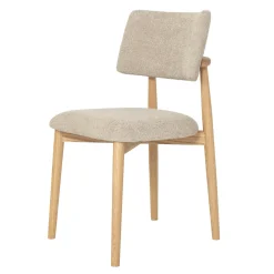 Eetkamerstoel Nova Taupe Eiken - Giga Meubel