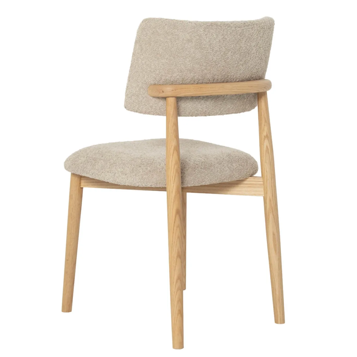 Eetkamerstoel Nova Taupe Eiken - Giga Meubel