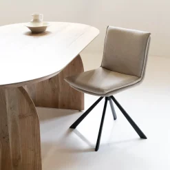 Eetkamerstoel Odense Beige Basel - Giga Living