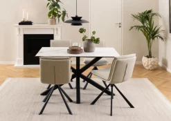 Eetkamerstoel Odense Beige Basel - Giga Living