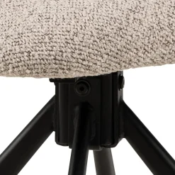 Eetkamerstoel Orrisdale Monza Beige Draaibaar - Giga Living