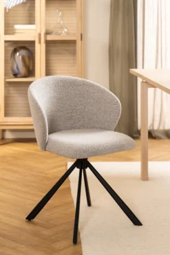 Eetkamerstoel Orrisdale Monza Beige Draaibaar - Giga Living