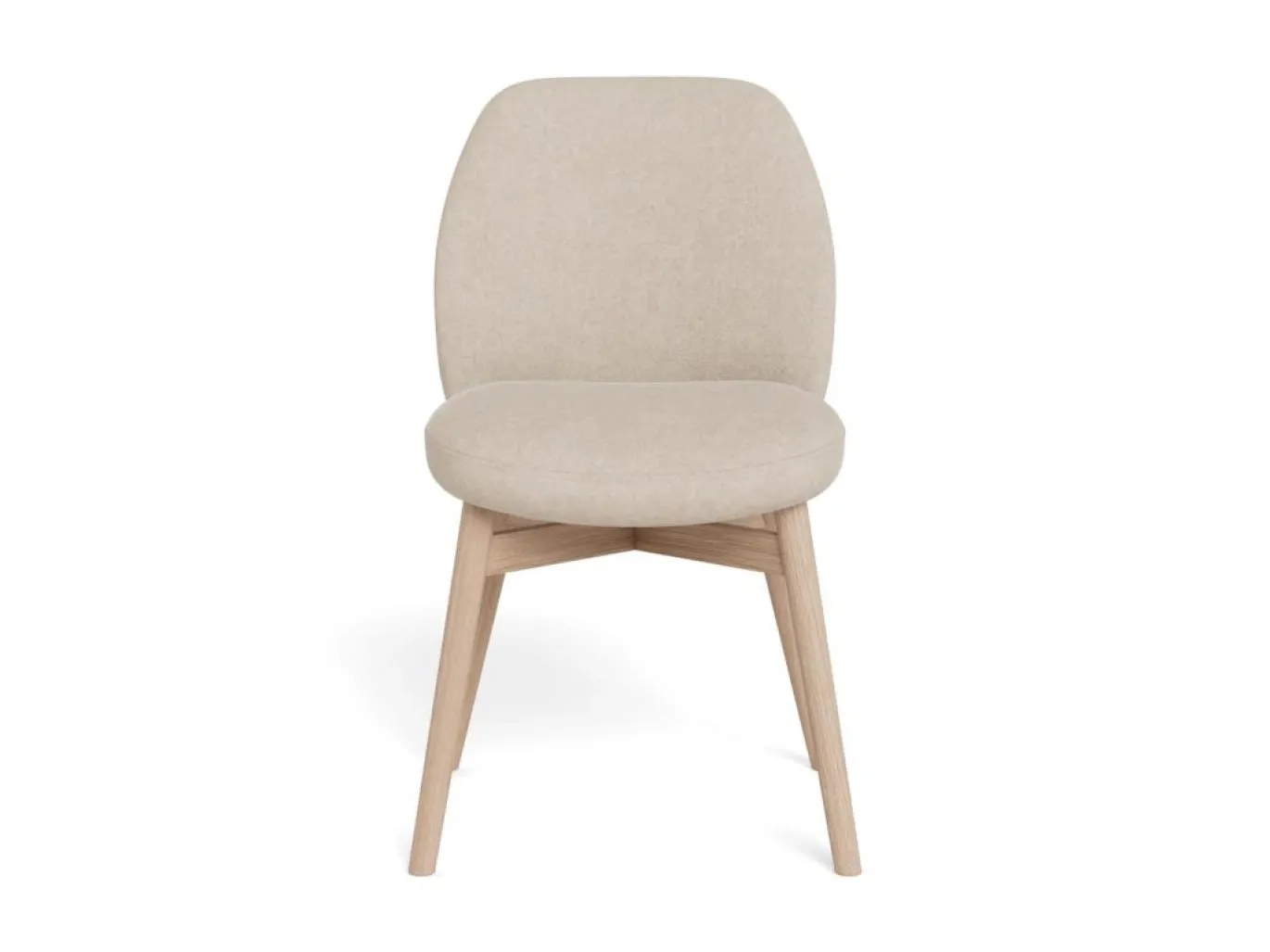 Eetkamerstoel Oswin Apia Zand Set van 2 - Giga Living