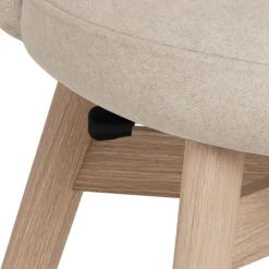 Eetkamerstoel Oswin Apia Zand Set van 2 - Giga Living