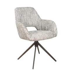 Eetkamerstoel Paris Be Trendy Naturel Moon Draaibaar Anodic