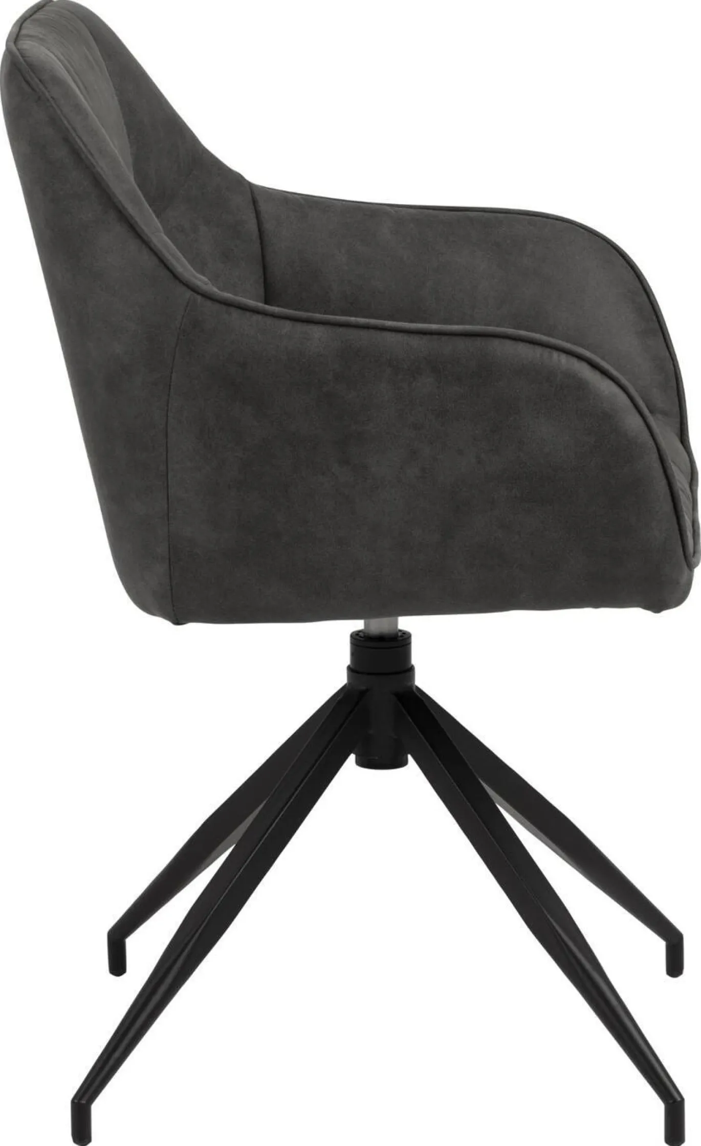 Eetkamerstoel Parma Met Armleuning Grijs - Giga Living