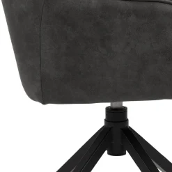 Eetkamerstoel Parma Met Armleuning Grijs - Giga Living