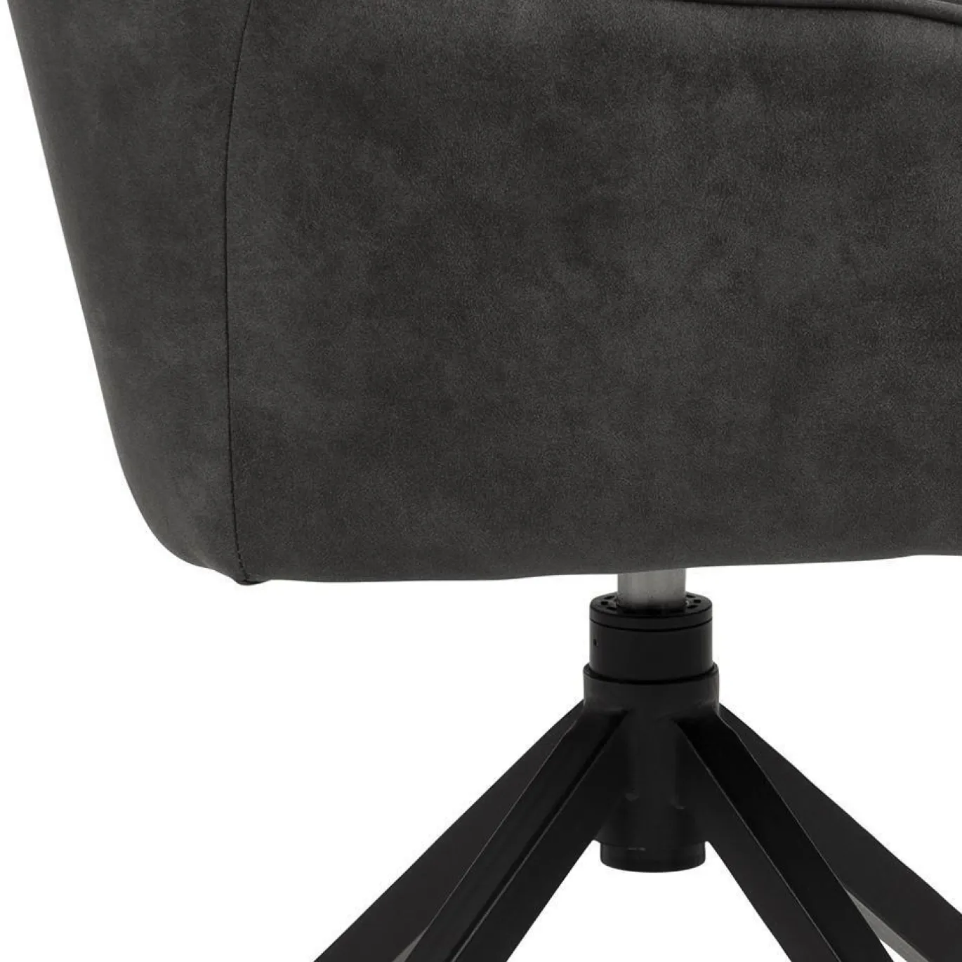 Eetkamerstoel Parma Met Armleuning Grijs - Giga Living