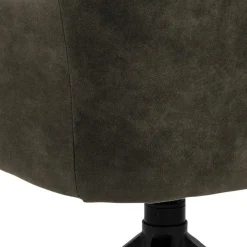 Eetkamerstoel Parma Met Armleuning Olijfgroen - Giga Living
