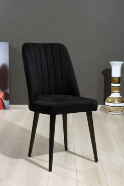 Eetkamerstoel Polo Zwart Set van 2