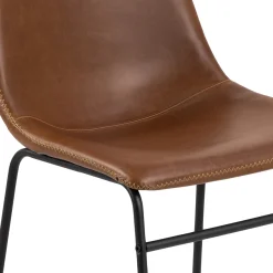 Eetkamerstoel Regina PU-Leer Bruin - Giga Living
