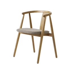 Eetkamerstoel Relate Naturel Latte Eiken - Giga Living