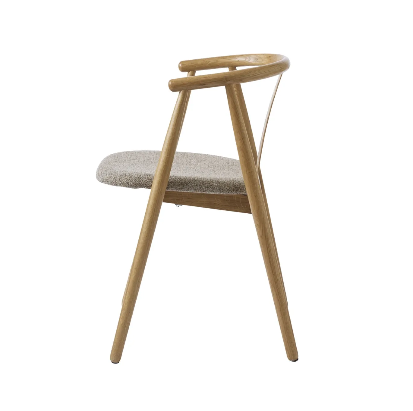Eetkamerstoel Relate Naturel Latte Eiken - Giga Living
