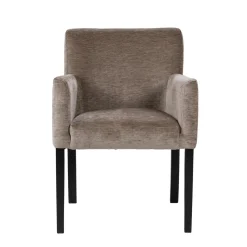 Eetkamerstoel Roos Taupe Loft Liver - Giga Meubel