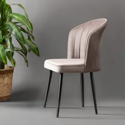 Eetkamerstoel Rubi Cappuccino Set van 2