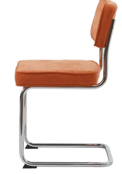 Eetkamerstoel Rupert Oranje Fabric - Giga Living