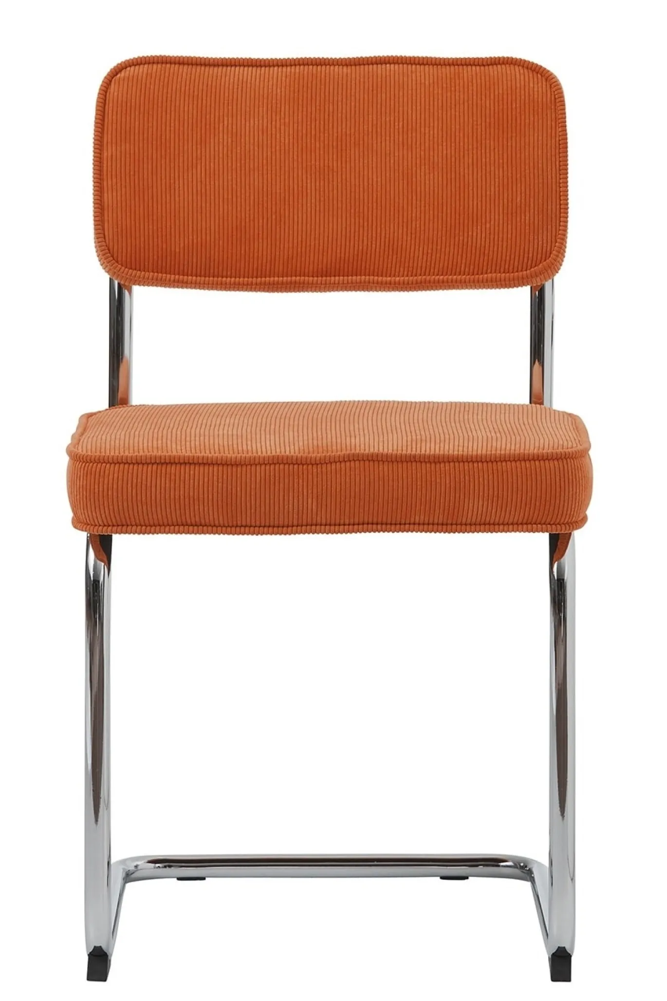 Eetkamerstoel Rupert Oranje Fabric - Giga Living