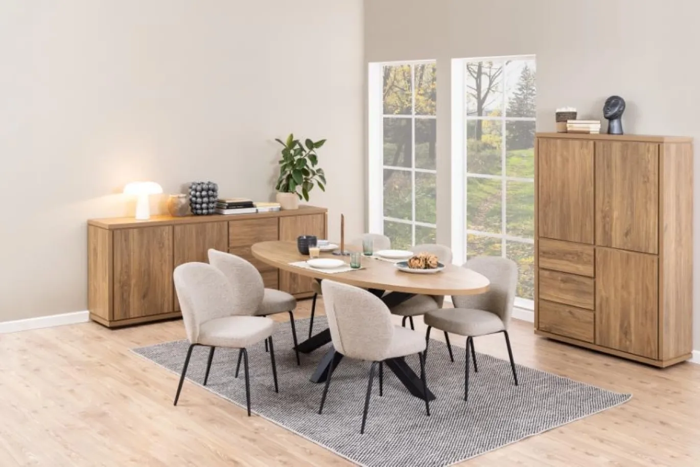 Eetkamerstoel Santiago Beige - Giga Living