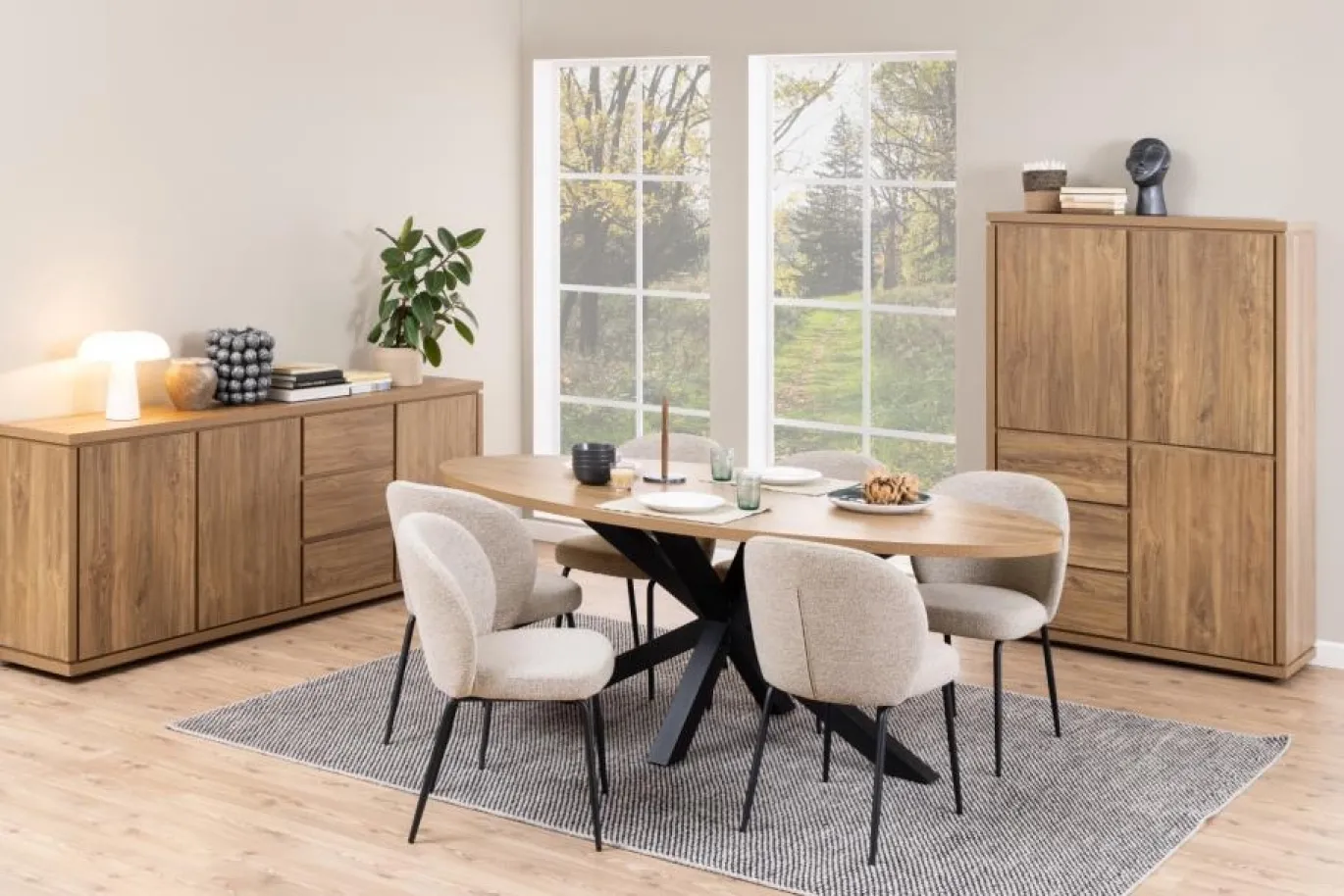 Eetkamerstoel Santiago Beige - Giga Living