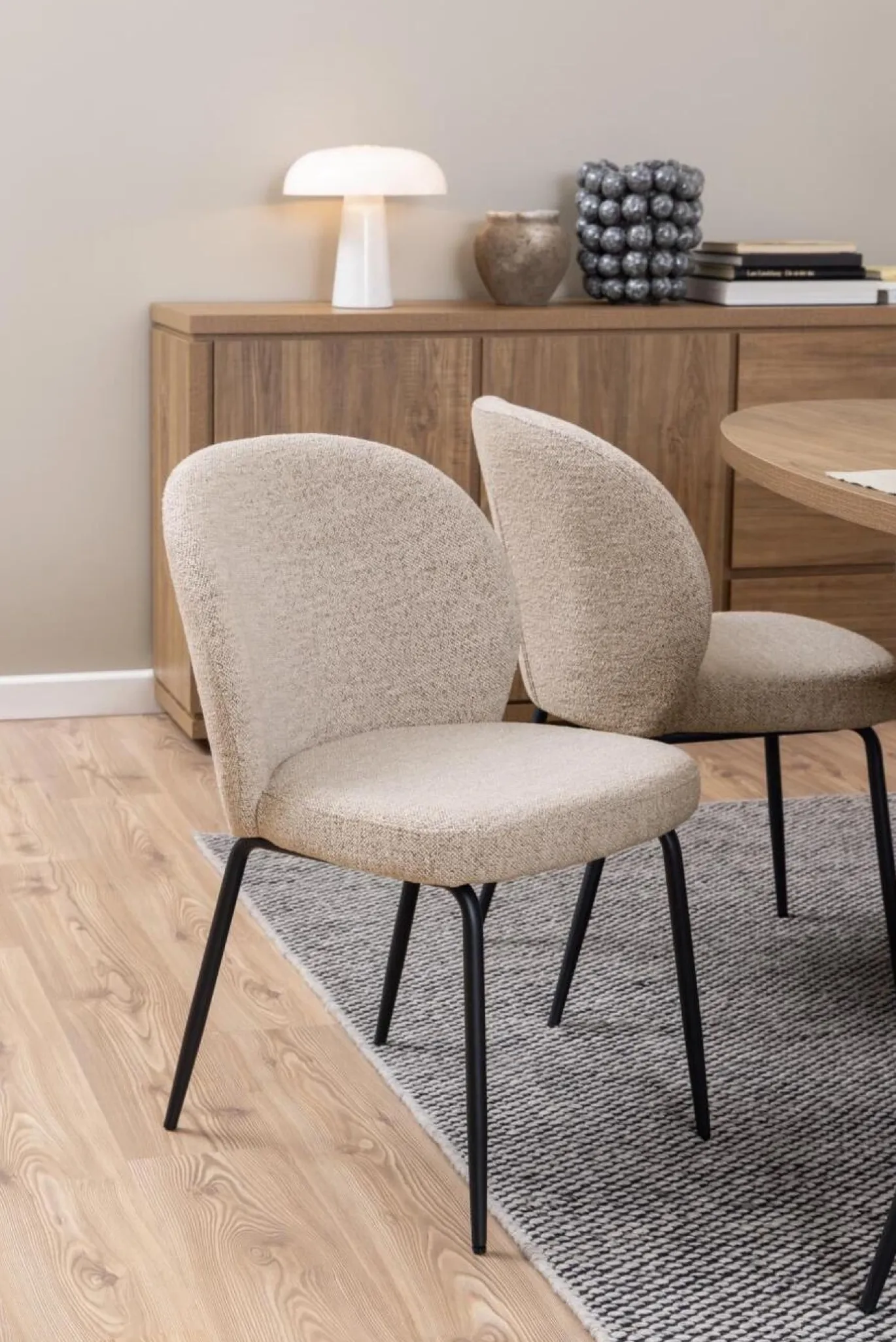 Eetkamerstoel Santiago Beige - Giga Living