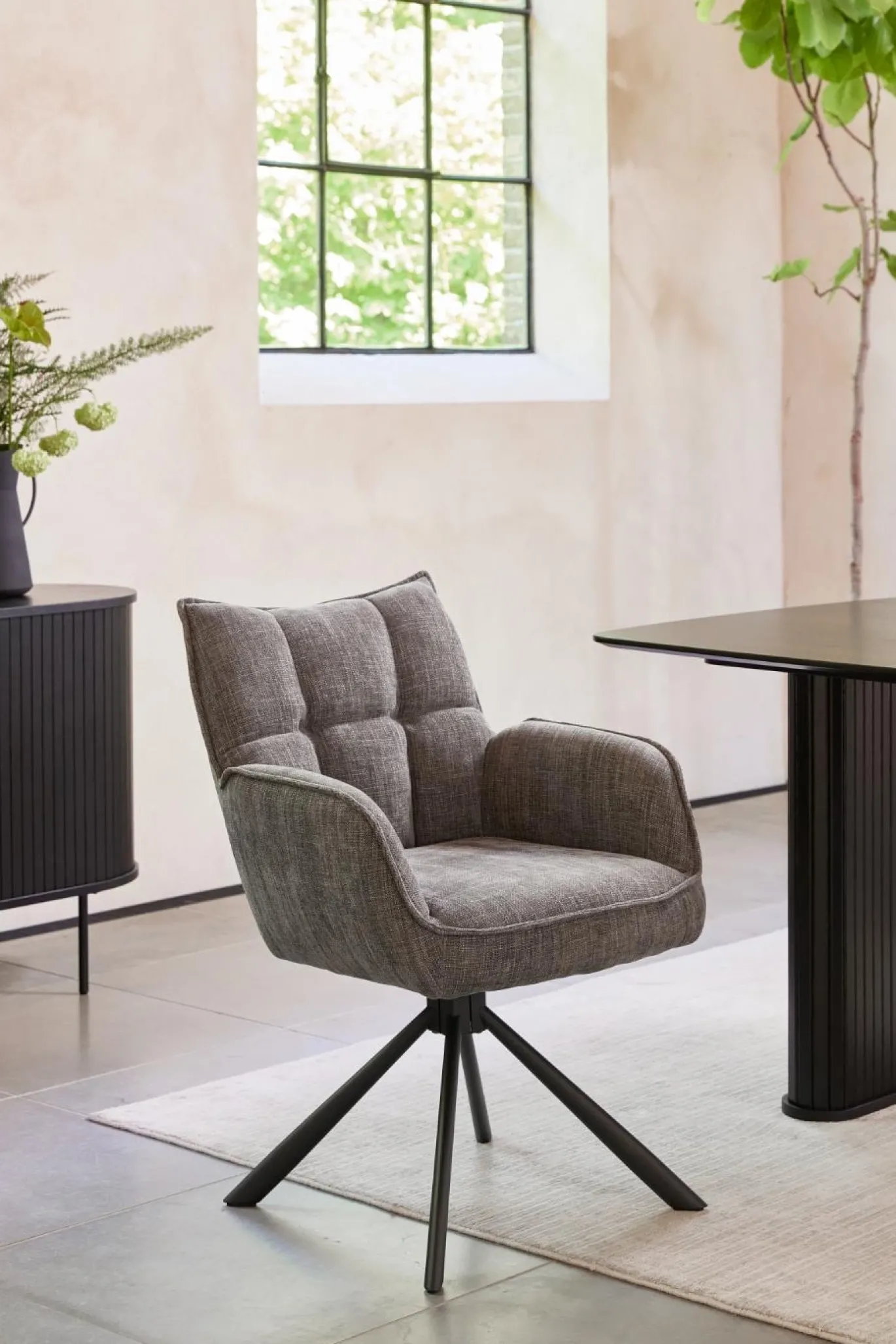 Eetkamerstoel Select Marilla Antraciet - Giga Living