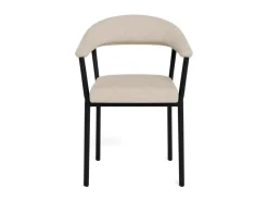 Eetkamerstoel Sienna Met Armleuning Apia Zand Set van 2 - Giga Living