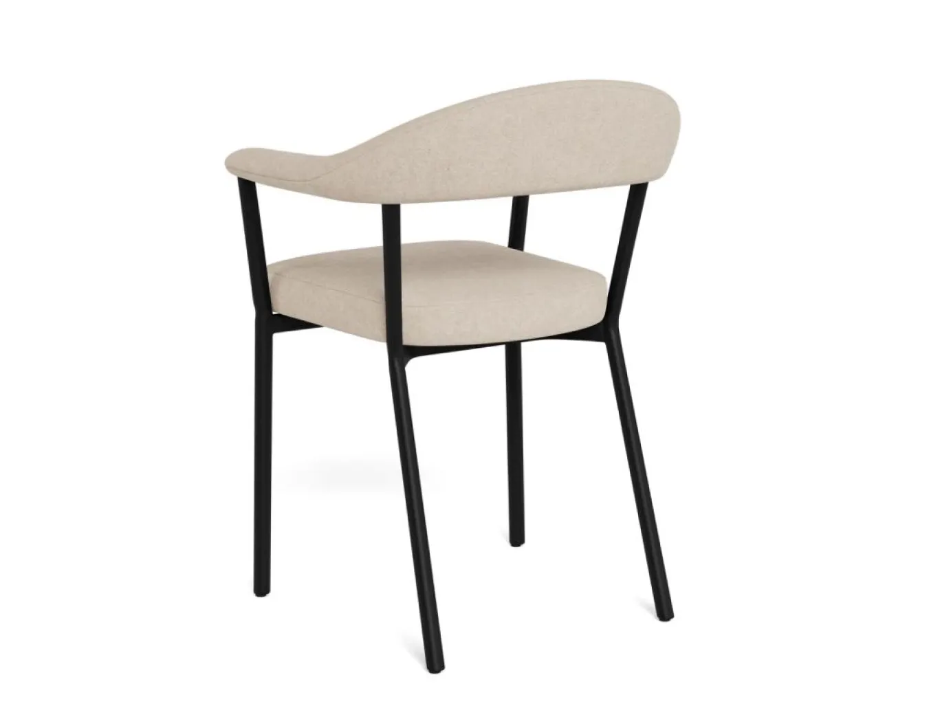 Eetkamerstoel Sienna Met Armleuning Apia Zand Set van 2 - Giga Living