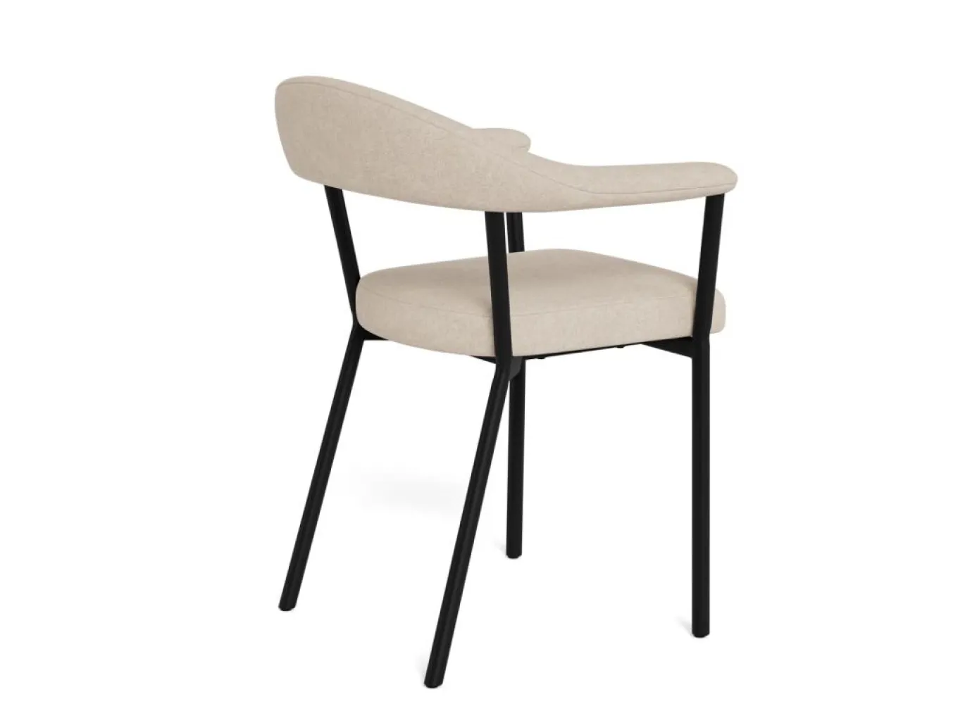 Eetkamerstoel Sienna Met Armleuning Apia Zand Set van 2 - Giga Living