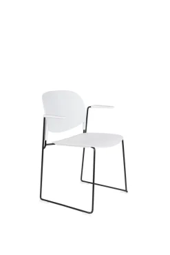 Eetkamerstoel Stacks Wit - Giga Meubel