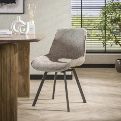 Eetkamerstoel Swivel Rich Zand - Giga Meubel