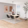 Eetkamerstoel Tiel Zwart Pu - Giga Living