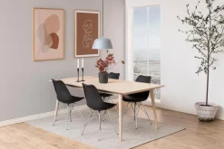 Eetkamerstoel Tiel Zwart Pu - Giga Living