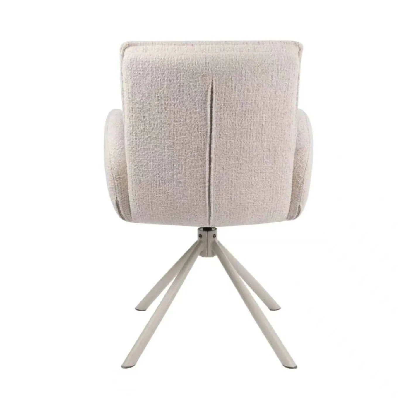 Eetkamerstoel Tina Beige Draaibaar - Giga Meubel