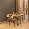 Eetkamerstoel Tjorna Melamine Mat Wild Eiken - Giga Living