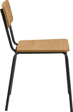 Eetkamerstoel Tjorna Melamine Mat Wild Eiken - Giga Living