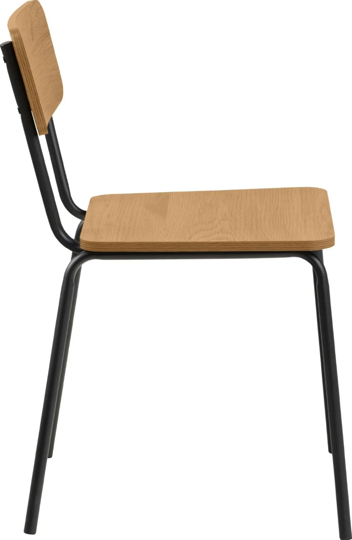Eetkamerstoel Tjorna Melamine Mat Wild Eiken - Giga Living