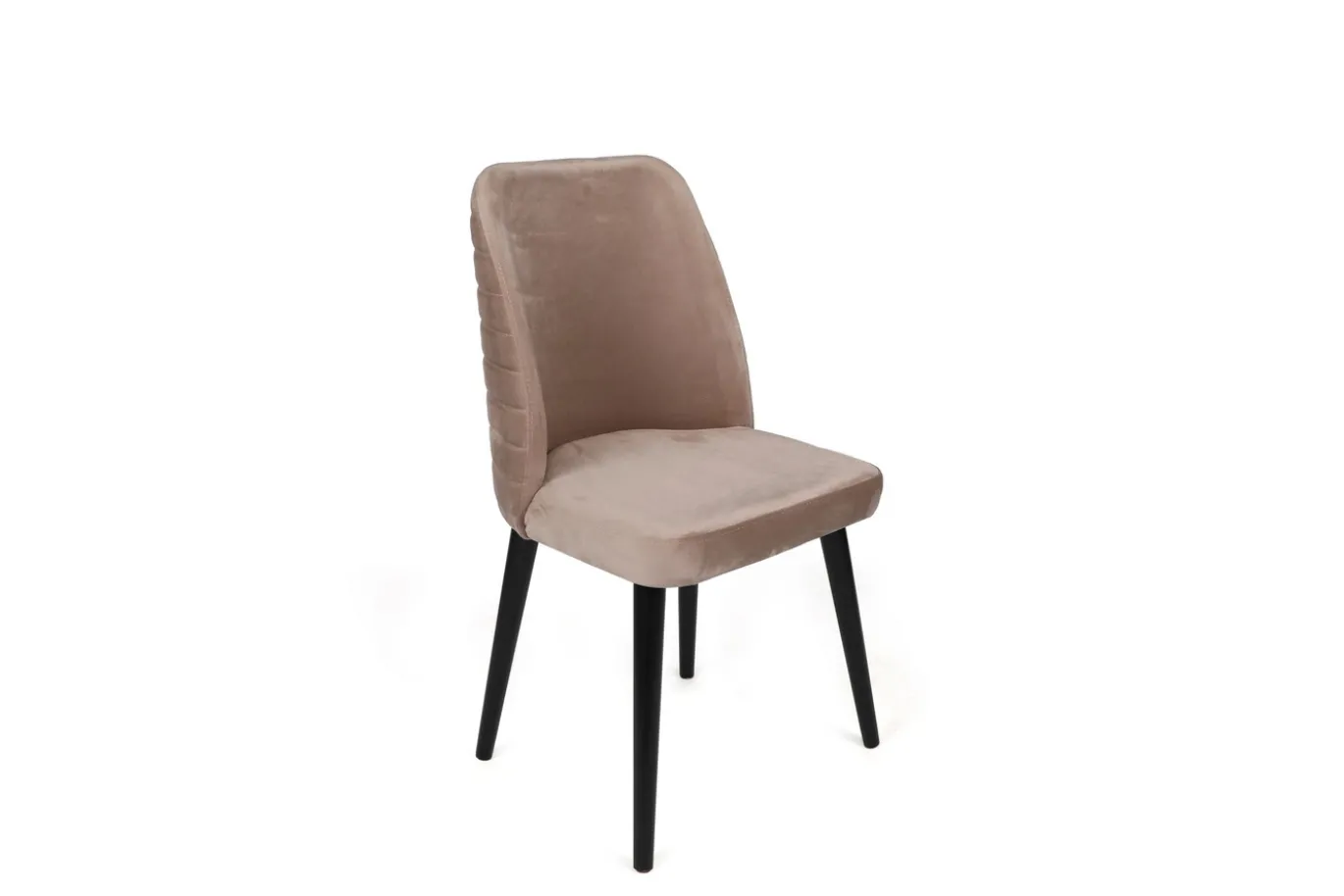 Eetkamerstoel Tutku Velvet Beige Set van 2