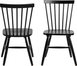 Eetkamerstoel Urvik Birch Zwart - Giga Living
