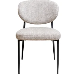 Eetkamerstoel Vajèn Beige Chenille - Giga Meubel