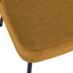Eetkamerstoel Vero Velvet Goud - Giga Meubel