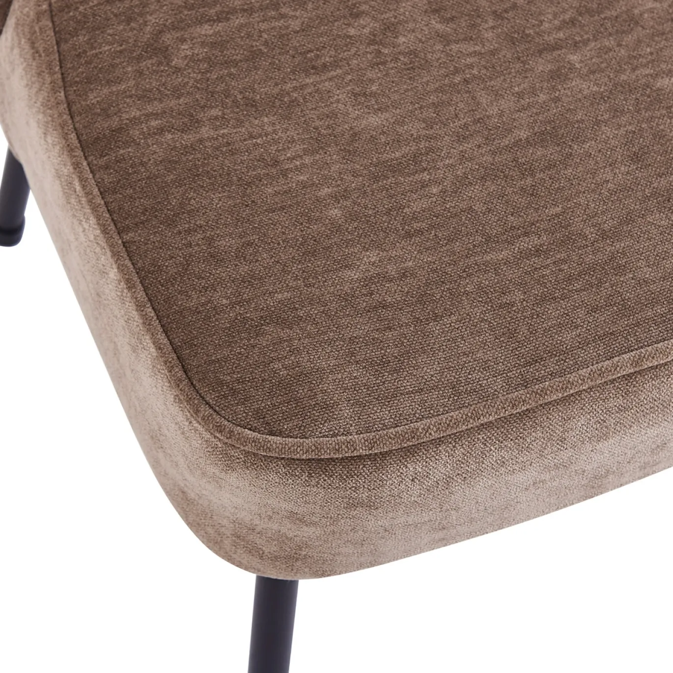 Eetkamerstoel Vero Velvet Taupe - Giga Meubel