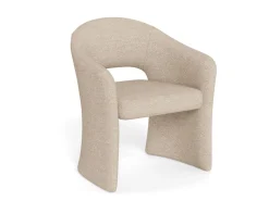 Eetkamerstoel Viona Met Armleuning Cona Beige - Giga Living