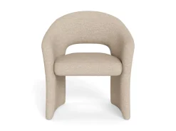 Eetkamerstoel Viona Met Armleuning Cona Beige - Giga Living