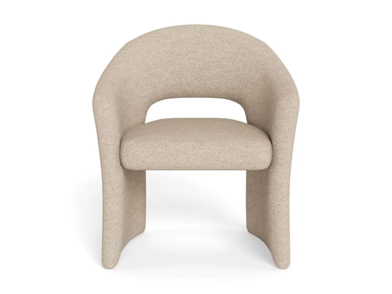 Eetkamerstoel Viona Met Armleuning Cona Beige - Giga Living