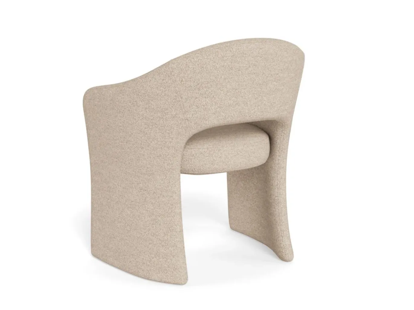 Eetkamerstoel Viona Met Armleuning Cona Beige - Giga Living